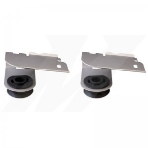 Ford Mustang Radiator Stay Set - Mishimoto - Aluminum - `01-`04