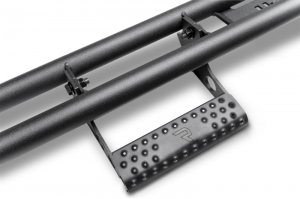 Toyota Tacoma Step Nerf Bar - Cab Length - N-Fab - RKR Step System - Textured Black - `05-`23