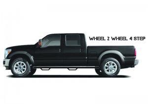 Toyota Tacoma Nerf Step - Side - N-Fab - Wheel to Wheel - Textured Black - `05-`23
