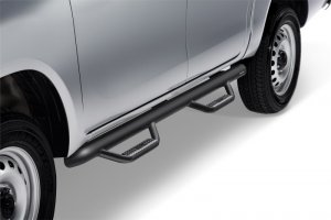 Toyota Tacoma Nerf Step - Side - N-Fab - Wheel-to-Wheel without Bed Access, 3 in. Main Tube Diameter - Textured Black - `16-`23