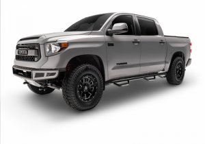 Toyota Tacoma Nerf Step - Side - N-Fab - Bed Access, Wheel-to-Wheel, 2 in. Main Tube Diameter - Gloss Black - `16-`23