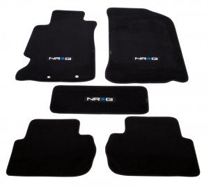 Acura RSX Floor Mats - NRG - NRG Logo - 5pc - `02-`06