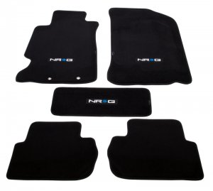 Acura RSX Floor Mats - NRG - NRG Logo - 5pc - `02-`06