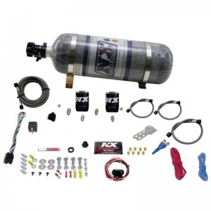 Chevrolet Camaro Nitrous Oxide Injection System Kit - Nitrous Express - Single Nozzle Nitrous Kit (35-150HP) w/Comp Bottle - `10-`15