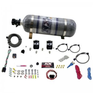 Chevrolet Camaro Nitrous Oxide Injection System Kit - Nitrous Express - Single Nozzle Nitrous Kit (35-150HP) w/Comp Bottle - `10-`15