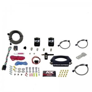 Chevrolet Corvette C7 Nitrous Oxide Injection System - Nitrous Express - Plate System (50-300HP) w/o Bottle - 2014