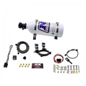 Ford Mustang Nitrous Oxide Kit - Nitrous Express - V6 Plate Kit w/5lb Bottle - `11-`14