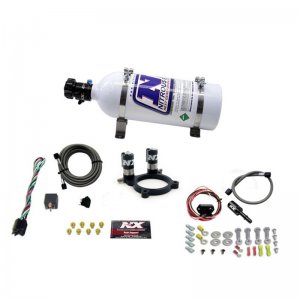 Ford Mustang Nitrous Oxide Kit - Nitrous Express - V6 Plate Kit w/5lb Bottle - `11-`14