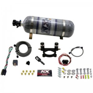 Subaru BRZ Nitrous Oxide Injection System Kit - Nitrous Express - Plate System (35-100HP) with Composite Bottle - 2013