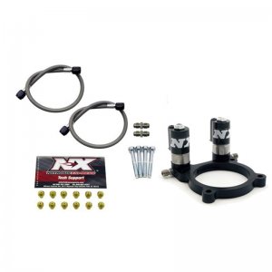 Ford Mustang Nitrous Plate - Nitrous Express - Spraybarless Technology with Integrated Solenoids - `11-`14
