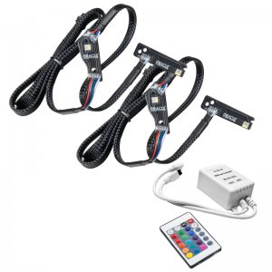 Nissan GT-R Headlight DRL Upgrade Kit - ORACLE Lighting - ColorSHIFT Lightning Bolt - RGB+W - `15-`21