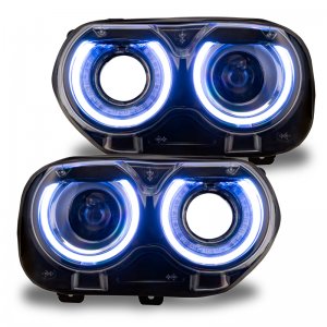 Dodge Challenger Headlight DRL Upgrade Kit - ORACLE Lighting - ColorSHIFT - BC1 - RGB+W - `15-`21