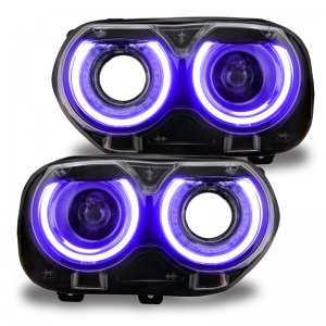 Dodge Challenger Headlight DRL Kit - ORACLE Lighting - ColorSHIFT - RGB+W - `15-`21