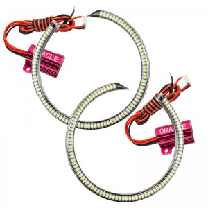 Ford Mustang Fog Light Halo Kit - ORACLE Lighting - Surface Mount LED (Grille Style) - White - `10-`13