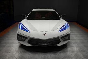 Chevrolet Corvette C8 Headlight DRL Upgrade Kit - ORACLE Lighting - ColorSHIFT RGB+A - `20-`21