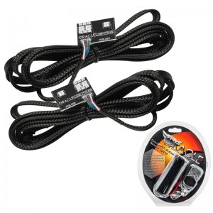 Chevrolet Corvette C8 Headlight DRL Upgrade Kit - ORACLE Lighting - ColorSHIFT RGB+A - `20-`21