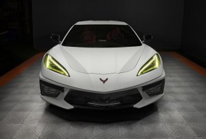Chevrolet Corvette C8 Headlight DRL Upgrade Kit - ORACLE Lighting - ColorSHIFT RGB+A - `20-`21