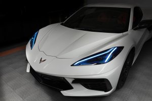 Chevrolet Corvette C8 Headlight Upgrade Kit - ORACLE Lighting - ColorSHIFT RGB+A with BC1 Controller - `20-`21