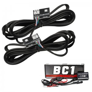 Chevrolet Corvette C8 Headlight Upgrade Kit - ORACLE Lighting - ColorSHIFT RGB+A with BC1 Controller - `20-`21