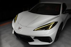 Chevrolet Corvette C8 Headlight Upgrade Kit - ORACLE Lighting - ColorSHIFT RGB+A with BC1 Controller - `20-`21