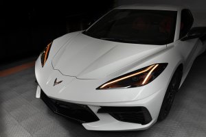 Chevrolet Corvette C8 Headlight Upgrade Kit - ORACLE Lighting - ColorSHIFT RGB+A with BC1 Controller - `20-`21