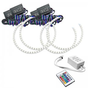 Acura RSX Headlight Halo Kit - ORACLE Lighting - ColorSHIFT with Simple Controller - `02-`04