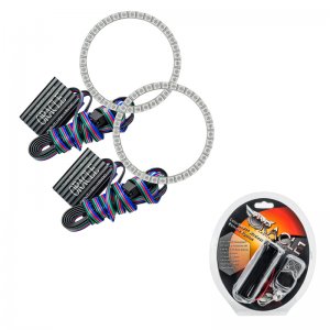 Ford Mustang Headlight Halo Kit - ORACLE Lighting - ColorSHIFT Halo Kit with RF Controller - ColorSHIFT - `15-`17