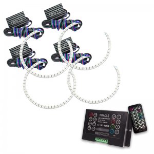 Dodge Challenger Headlight Halo Kit - ORACLE Lighting - ColorSHIFT with 2.0 Controller - `15-`21