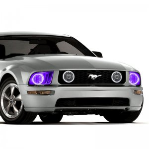 Ford Mustang Headlight Halo Kit - ORACLE Lighting - ColorSHIFT w/ BC1 Controller - `05-`09