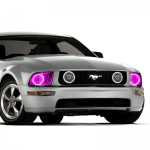 Ford Mustang Headlight Halo Kit - ORACLE Lighting - ColorSHIFT w/ BC1 Controller - `05-`09