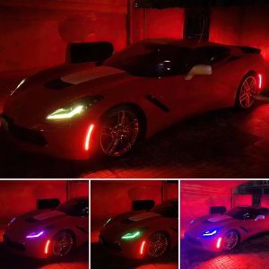 Chevrolet Corvette C7 Sidemarker Kit - ORACLE Lighting - Concept - Tinted - `14-`19