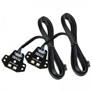 Dodge Charger Headlight DRL Upgrade Kit - ORACLE Lighting - ColorSHIFT RGB+W DRL - ColorSHIFT RGB+W - `15-`19