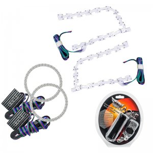 Chrysler 300C Headlight Kit - ORACLE Lighting - DRL Upgrade w/ Halos - ColorSHIFT - `11-`19