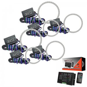 Chevrolet Corvette C6 Headlight Halo Kit - ORACLE Lighting - ColorSHIFT Triple Halo Kit - `05-`13