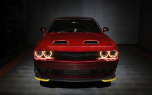 Dodge Challenger Headlight Halo Kit - ORACLE Lighting - Dynamic ColorSHIFT Surface Mount - `15-`21