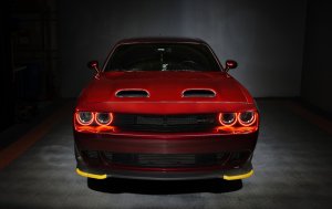 Dodge Challenger Headlight Halo Kit - ORACLE Lighting - Dynamic ColorSHIFT Surface Mount - `15-`21