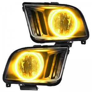 Ford Mustang Headlight Assemblies - ORACLE Lighting - w/ BC1 Controller - ColorSHIFT - `05-`09