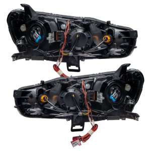 Mitsubishi Lancer Headlight Assemblies - ORACLE Lighting - SMD - w/o Controller - ColorSHIFT - `08-`17