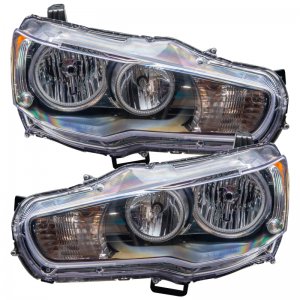Mitsubishi Lancer Headlight Assemblies - ORACLE Lighting - SMD - w/o Controller - ColorSHIFT - `08-`17