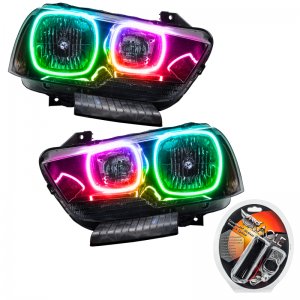 Dodge Charger Headlight Assemblies - ORACLE Lighting - SMD, Non-HID, ColorSHIFT - `11-`14