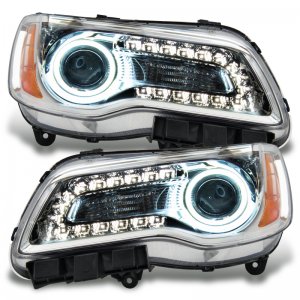 Chrysler 300C Headlight Assemblies - ORACLE Lighting - SMD Non-HID - Chrome - `11-`14