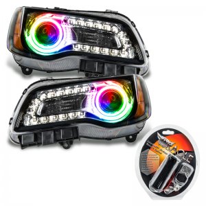Chrysler 300C Headlight Assemblies - ORACLE Lighting - SMD, Non-HID, ColorSHIFT - Black - `11-`14