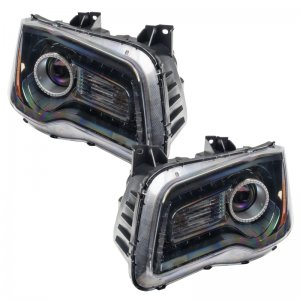 Chrysler 300C Headlight Assemblies - ORACLE Lighting - SMD, Non-HID, ColorSHIFT - Black - `11-`14