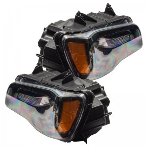 Chrysler 300C Headlight Assembly - ORACLE Lighting - SMD Pre-Assembled, Non-HID, ColorSHIFT(tm) DRL - Black - `11-`14