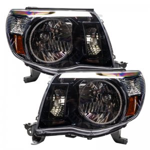 Toyota Tacoma Headlight Assemblies - ORACLE Lighting - ColorSHIFT w/o Controller - Black - `05-`11