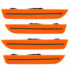 Ford Mustang Sidemarker Kit - ORACLE Lighting - Tinted, Bridgelux 2835 SMD LEDs - Competition Orange (CY) - `10-`14