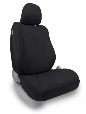 Toyota Tacoma Front Seat Covers (Pair) - PRP Seats - Fold Flat Edition - Black - `12-`15