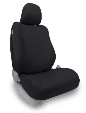 Toyota Tacoma Front Seat Covers (Pair) - PRP Seats - Fold Flat Edition - Black - `12-`15