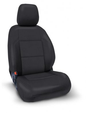 Toyota Tacoma SR Front Seat Covers - PRP Seats - Black - `16-`23