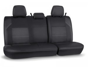Toyota Tacoma Rear Bench Cover - PRP Seats - Black/Grey - `16-`23